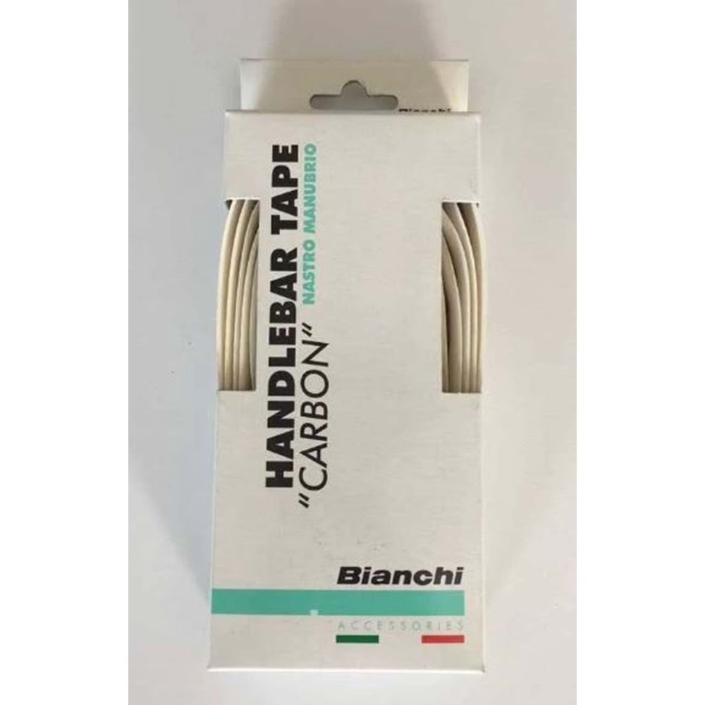 Bianchi Gidon Bandı Carbon Nastro Manibrio Beyaz