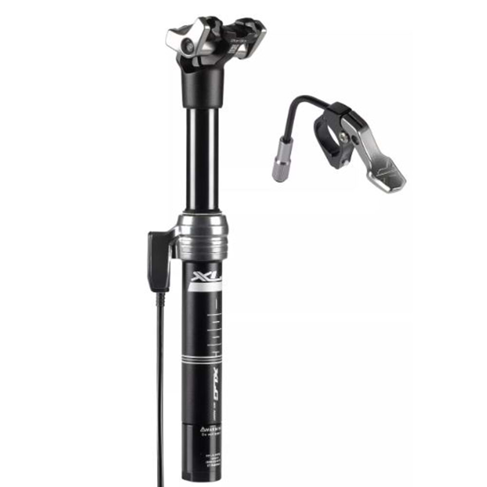 XLC dropper seatpost SP-T08 - Ø27.2mm 400mm blk remote 105mm travel