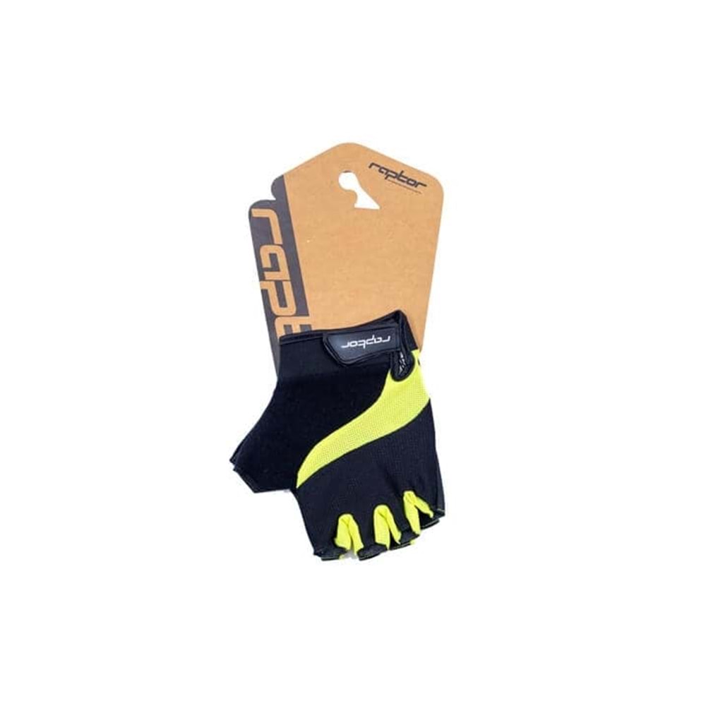 RAPTOR XC SPORT KISA PARMAK ELDİVEN SARI SMALL