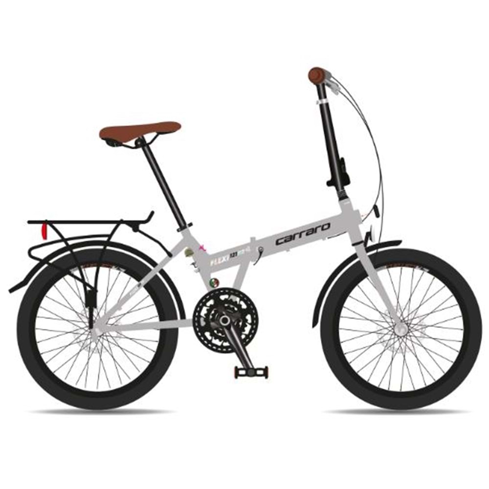 CARRARO FLEXI 121 HD 350H 21-V MAT GRİ SİYAH KROM KAHVE