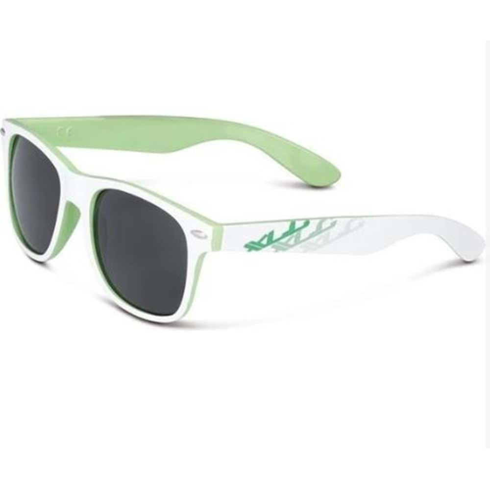 XLC GÖZLÜK RAYBAN BEYAZ/YESIL TEK CAMLI MODEL MADAGASKAR HSP0139W