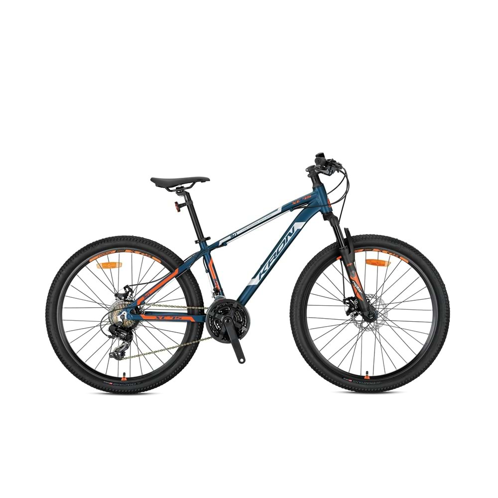 KRON XC 75 26 JANT 14 SİZE V FREN MAT KOYU LACİVERT BEJ NEON TURUNCU