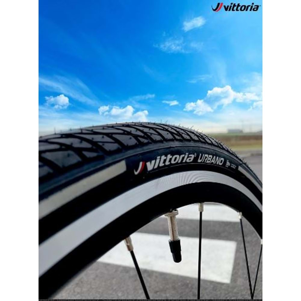 Vittoria Urbano 700x38c 9 seviye zırhlı reflektörlü