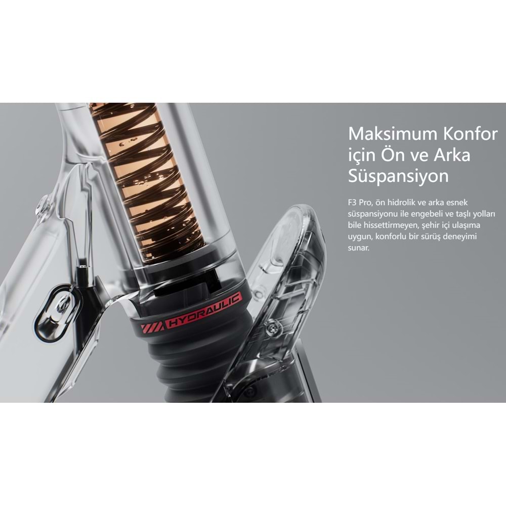 SEGWAY NİNEBOOT F3 PRO ELEKTRİKLİ SCOOTER 1200W