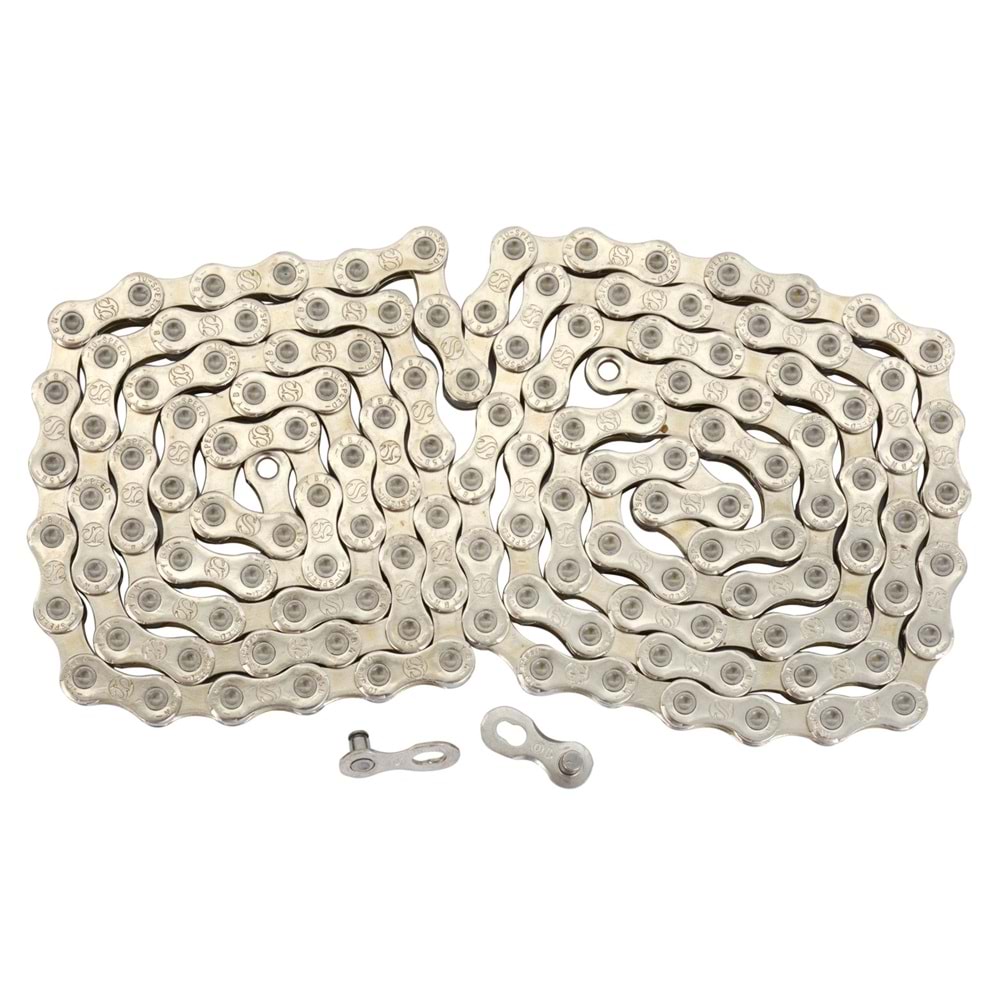 Zincir - YBN 10 Vites, S10e, Silver, E-Bike, Kutulu