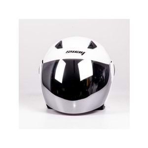 SWAY 702B VİZÖRLÜ YARIM KASK BEYAZ SMALL