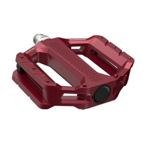 SHİMANO Pedal Düz Alüminyum PD-EF202 Kırmızı