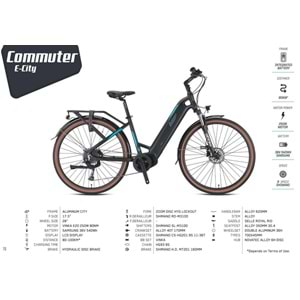 LOOP COMMUTER 28 JANT UNİSEX ELEKTRİKLİ ŞEHİR BİSİKLETİ