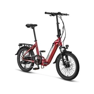 MOSSO KRONOS ELEKTRİKLİ KATLANIR HD FREN BİSİKLET BORDO