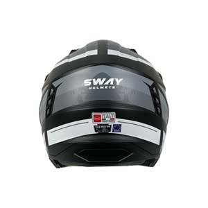 SWAY X1-X SEUL FULL FACE PROFESYONEL KASK - SİYAH GRİ - M