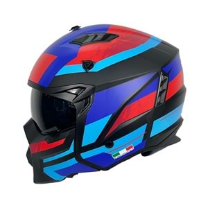 SWAY X1-X SEUL FULL FACE PROFESYONEL KASK - SİYAH KIRMIZI - S