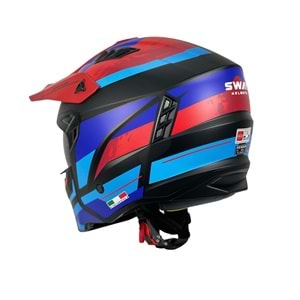 SWAY X1-X SEUL FULL FACE PROFESYONEL KASK - SİYAH KIRMIZI - S