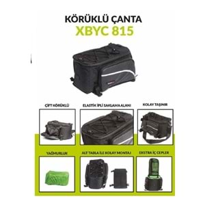 XBYC BİSİKLET ARKA BAGAJ ÜSTÜ HEYBELİ ÇANTA