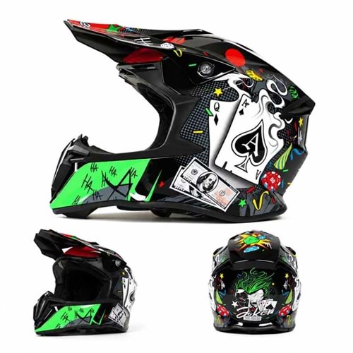VRT- CROSS FULLFACE KASK JOKER - M