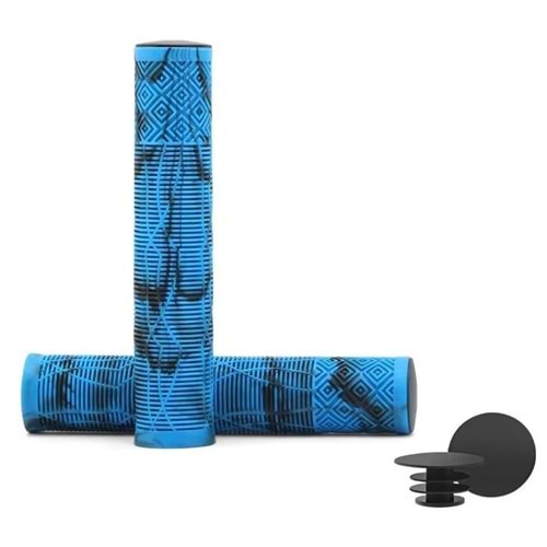 KENZE 165MM ÇİFT RENK SİLİKON MTB ELCİK - MAVİ SİYAH - EFR-32443-MAVİ SİYAH-STANDART