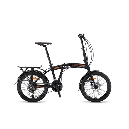 KRON FD 2100 DİSK FREN 21 VİTES KATLANIR BİSİKLET SİYAH KIRMIZI