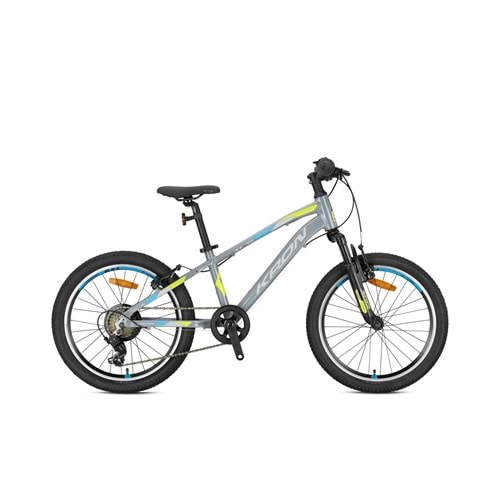 XC 75 - 20 MTB - 11' - 7 Vites -V.Brake - Nardo Gri/Neon Sarı-Siyah-Mavi