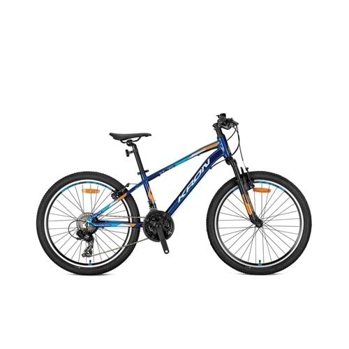 XC 75 - 24 MTB - 13' - 21Vites -V.Brake -Lacivert/Turuncu-Gri-Mavi