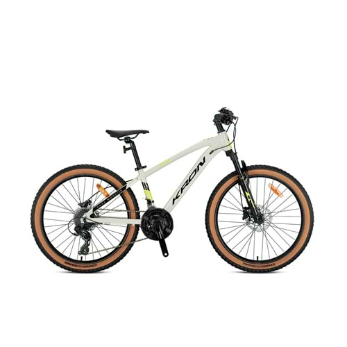 KRON XC 100 27.5 MTB 15 Size Hidrolik Fren Bej/Neon Sarı-Siyah