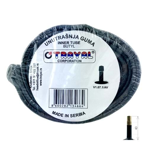 TRAYAL 24X1,50-2,125 AV 40MM BİSİKLET İÇ LASTİĞİ