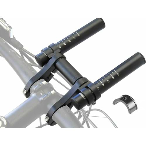 PRORİDE MTB Road TT Bisiklet Tri-Minibar Aerobar Barda Klip Kokpit Bar Uzunluğu 120mm