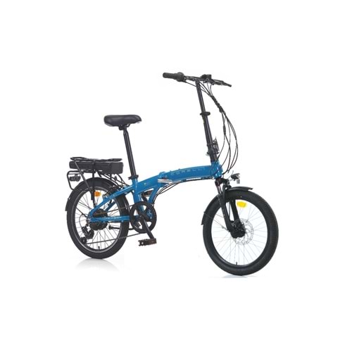 BROSTER ELEKTRA 20 JANT ELEKTRİKLİ KATLANIR BİSİKLET - BEJ MAVİ - STANDART
