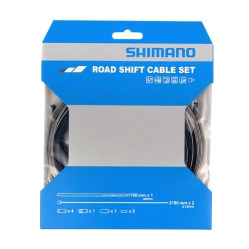 SHIMANO OT-SP41 Vites kablosu kılavuzu paslanmaz çelik SIS-SP40 dış kapsüller (4 adet) SIS-SP40 dış kapsüller (1 adet) Arka yönlendirici için OT-SP41 dış kapsül (1 adet) iç kablo kapsülleri (2 adet)