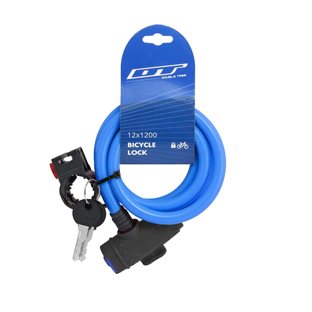 PRORİDE 12X1200 ANAHTARLI VE BRAKETLİ KİLİT - MAVİ