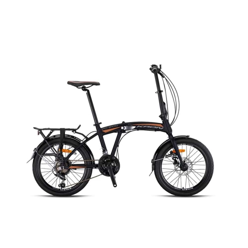 KRON FD 2100 DİSK FREN 21 VİTES KATLANIR BİSİKLET SİYAH KIRMIZI
