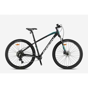 KRON XC 150 PRO 29 JANT 17 SİZE H.DİSK 1X9V MAT SİYAH GRİ TURKUAZ