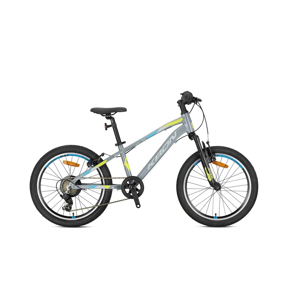 XC 75 - 20 MTB - 11' - 7 Vites -V.Brake - Nardo Gri/Neon Sarı-Siyah-Mavi