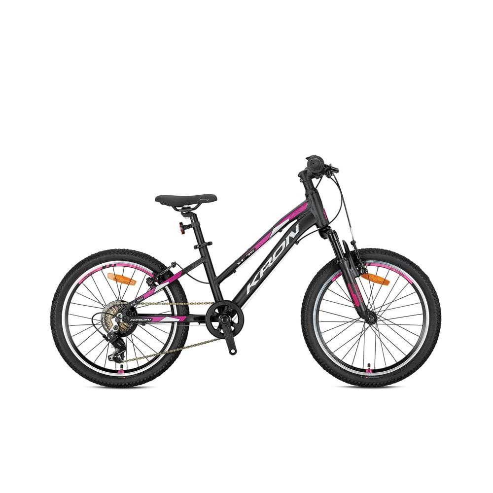 XC 75 - 20 MTB Lady - 11'- 7 Vites -V.Brake - MatSiyah/Pembe-Gri-Mavi
