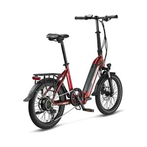 MOSSO KRONOS ELEKTRİKLİ KATLANIR HD FREN BİSİKLET BORDO