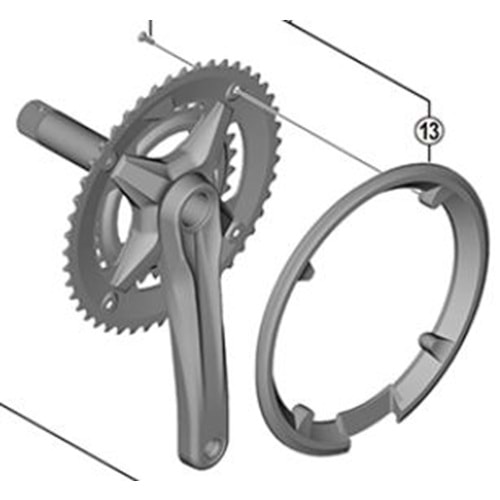 SHIMANO Aynakol MUHAFAZASI FC-MT210-